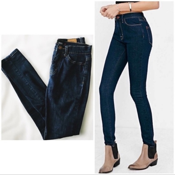 Urban Outfitters BDG Size 26 x 29 High Rise Twig Ankle Jeans Skinny Grunge - Picture 7 of 9